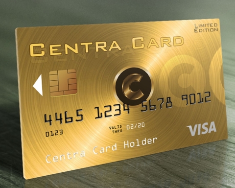 Carte de débit Bitcoin Centra
